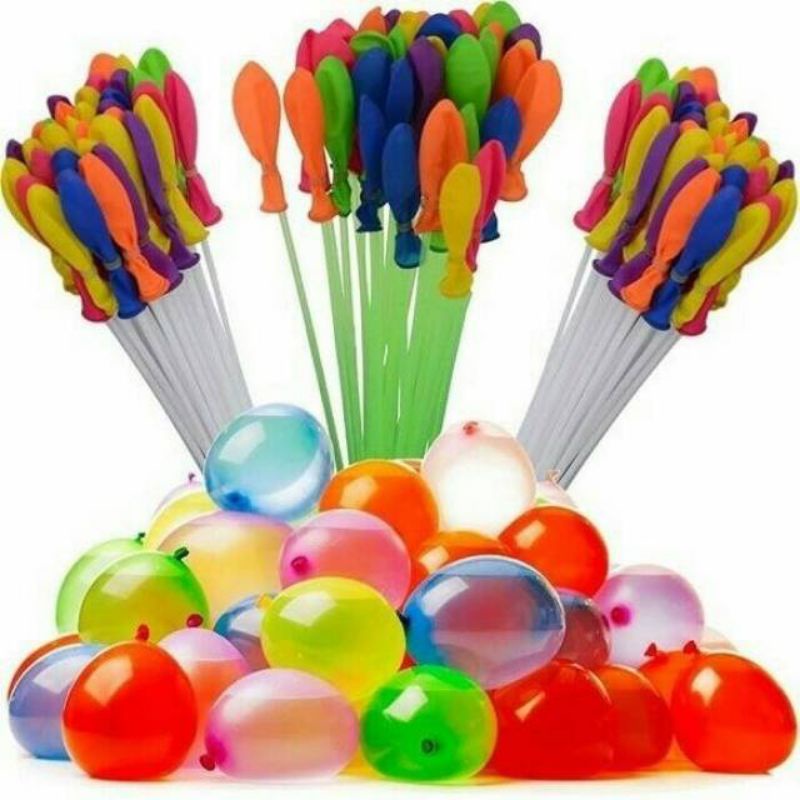 Mainan Balon air untuk tempur ( water ballons ) 111pc in 60 seconds!