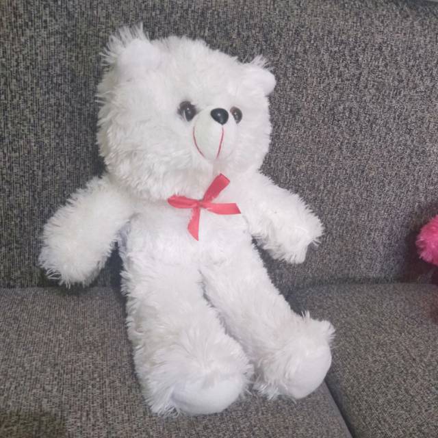 Boneka beruang putih, boneka lucu, boneka putih polos, boneka lembut termurah boneka harga grosir