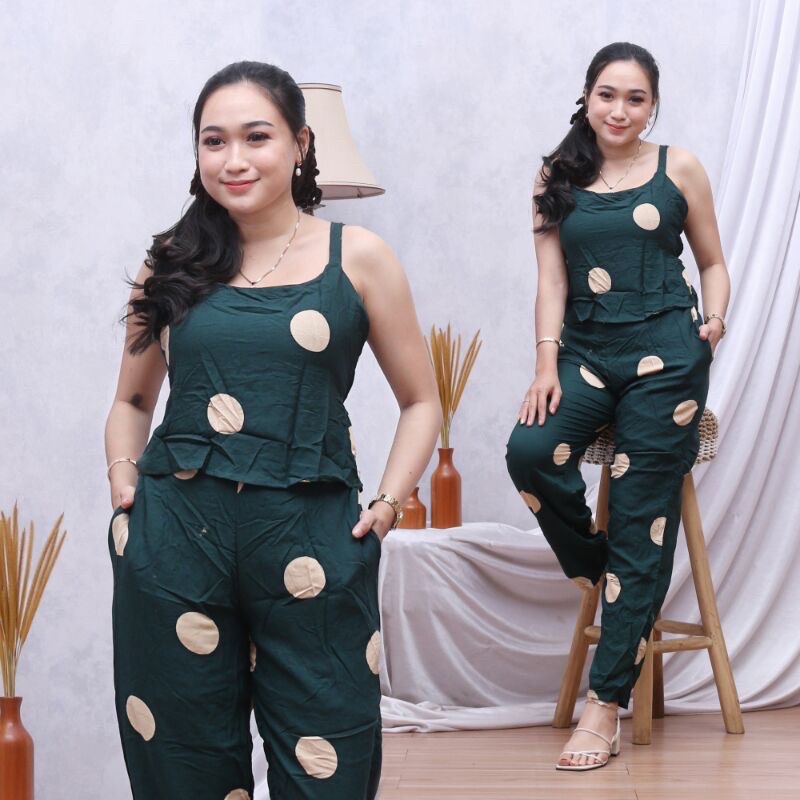 SETELAN RINDI CELANA PANJANG (GESER PILIH MOTIF)