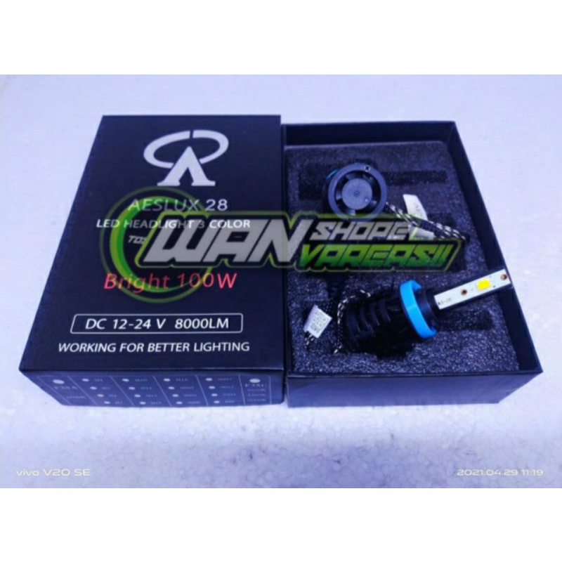 LAMPU LED AESLUX 28 H4