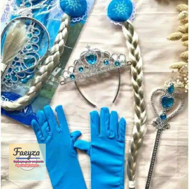 FROZEN SET accesoriess rambut frozen 4 in 1