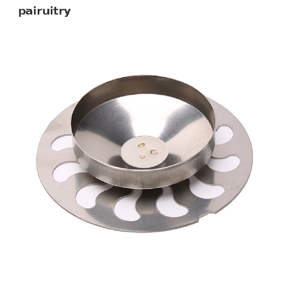 1 Pc Penutup Saluran Air Lantai Bahan Stainless steel Bentuk Bulat Anti Tersumbat