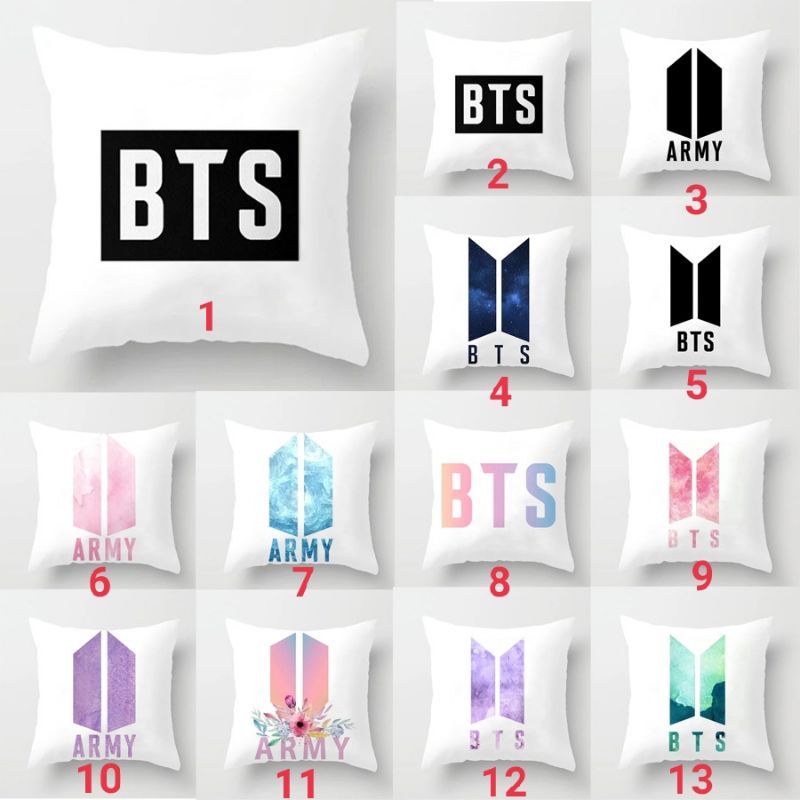 Bantal BT21 &amp; LOGO BTS CUSTOM PERAONA Bantal Sofa uk30×30