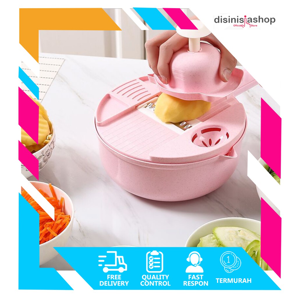 PRODUK- [DISINIAJA] [PEMOTONG SAYURAN] ALAT PEMOTONG SAYURAN MULTIFUNGSI PARUTAN MULTIFUNGSI .
