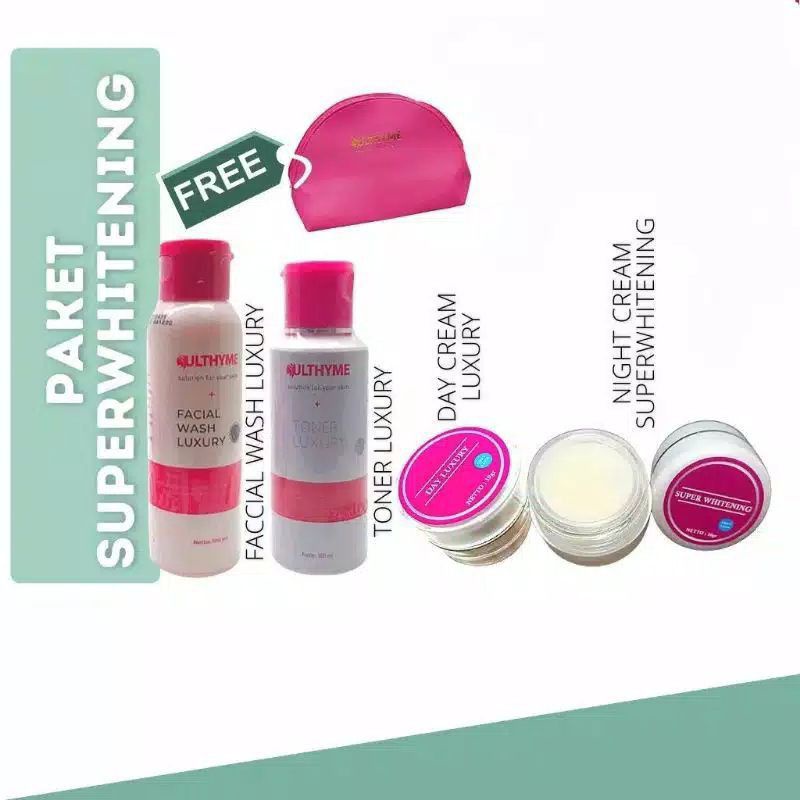paket super whitening ULTHYME LUXURY bpom aman gratis ongkir