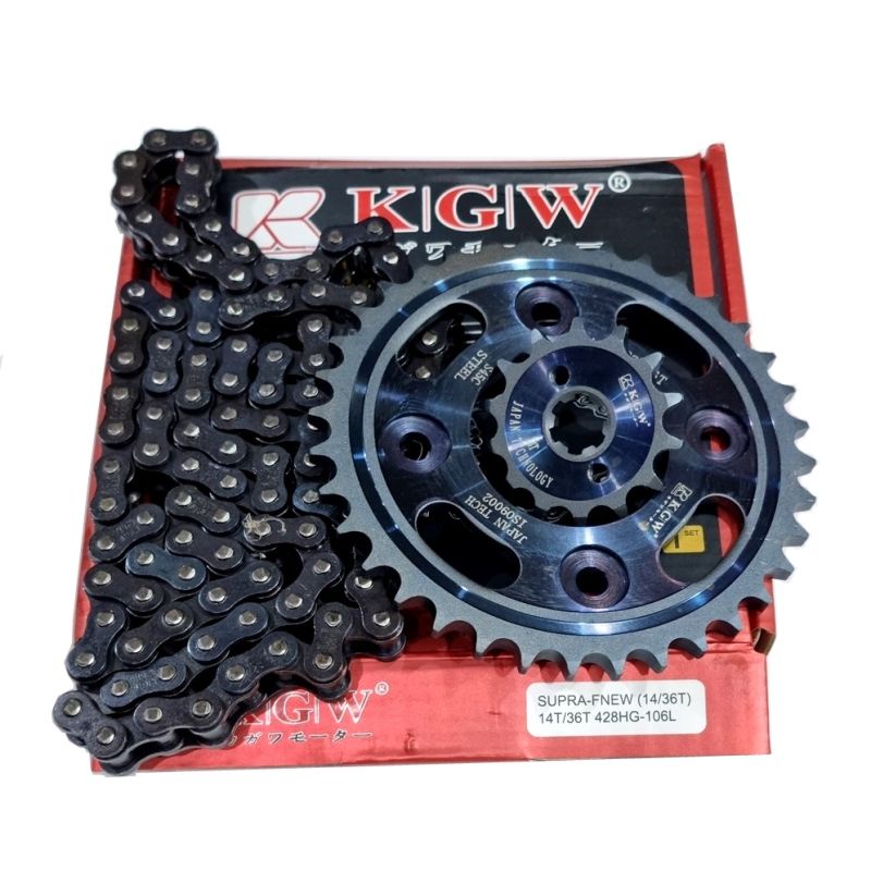gir gear set girset gearset paket titanium kgw 14-36 SUPRA FIT NEW - REVO LAMA FIT S SUPRA X 125