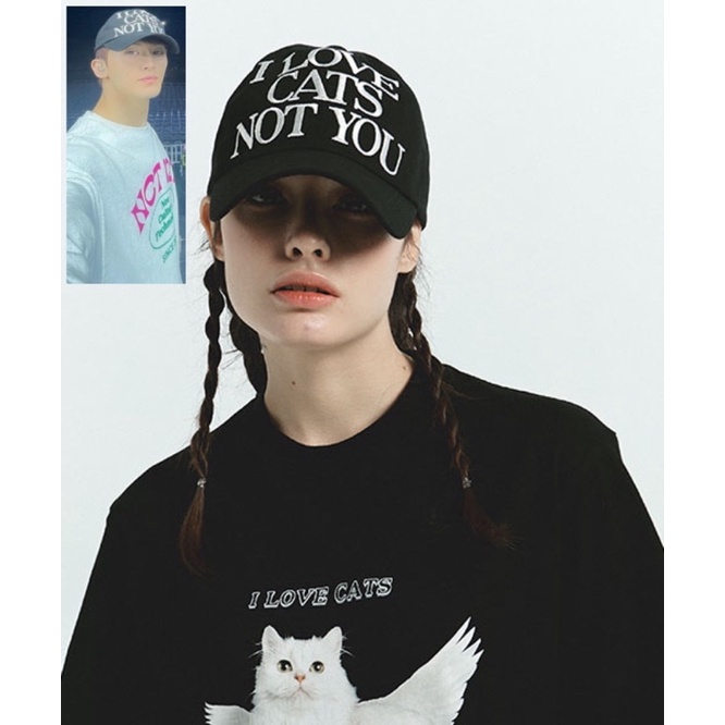 [PO] ITZAVIBE LOVE CAT NOT YOU CAP NAVY MARK NCT