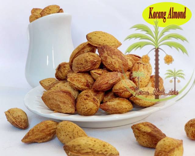 Kacang Almond ROASTED 1kg / Kacang Arab / Kacang Almond / Kacang almond 1 kg murah