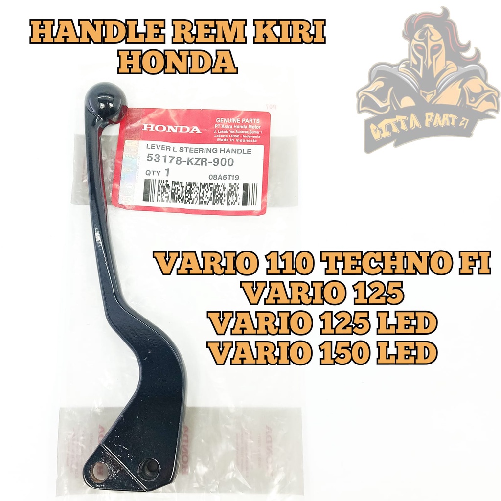 HANDLE HANDEL REM KIRI HONDA KUALITAS ASLI ORIGINAL HONDA AHM PRESISI TIDAK MUDAH PATAH DAN AWET VARIO 110 TECHNO FI VARIO 125 VARIO 125 LED VARIO 150 LED