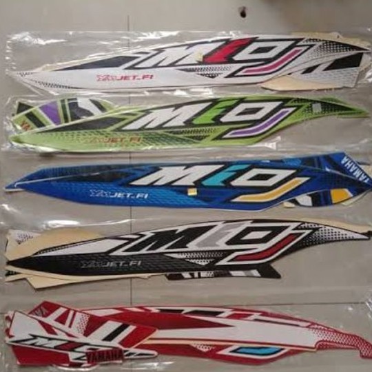 STIKER STRIPING LES BODY MOTOR YAMAHA MIO J 2012 2013