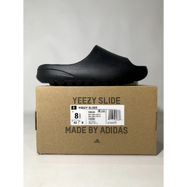 Yeezy Slide Desert Sand Black (ORIGINAL MATERIAL 100%)