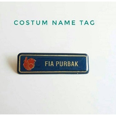 CUSTOM NAME TAG PRAMUGARI LION AIR