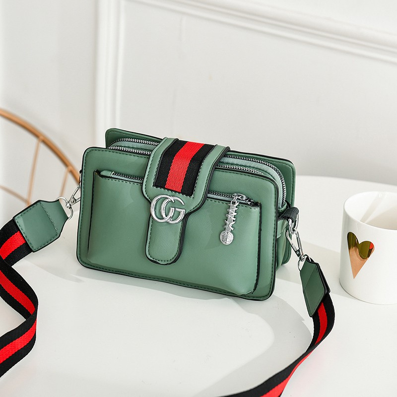 JK 812 1KG MUAT 2PCS TAS SELEMPANG FASHION WANITA IMPORT T030 U3845 Y7868 E595 C8065