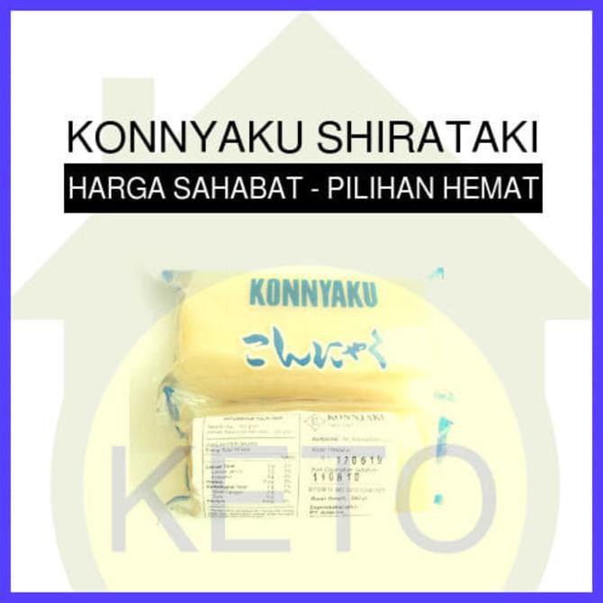 

Konnyaku Shirataki 500Gr Rumah Keto