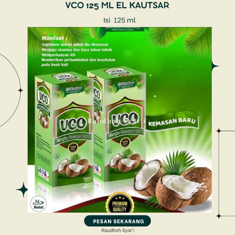 

VCO MINYAK KELAPA IJO El-KAURSAR VIRGIN COCONUT OIL 125ML