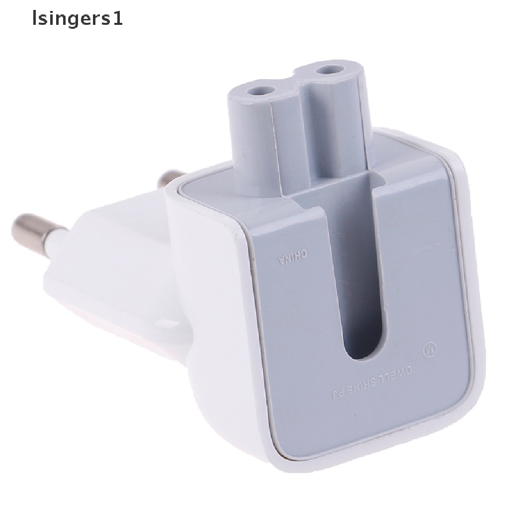 (lsingers1) Adapter Konverter Charger Power Supply US Ke EU Plug Untuk Mac Book