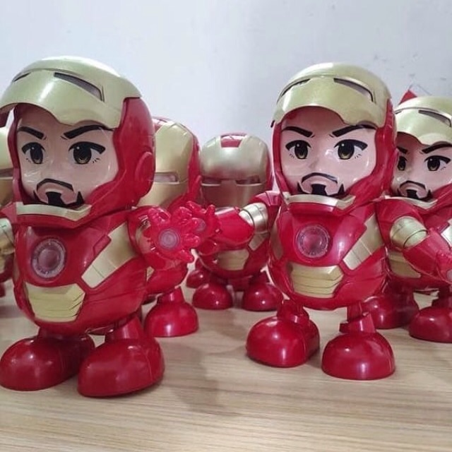 Ironman dancing robot.. Robot ironman.. mainan ironman..