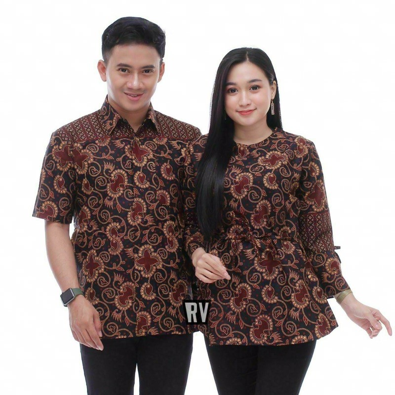 Banting Harga Rama Shinta Couple - Melani Set Couple Lilit Rovella Batik Couple Modern 5ZkJBbUndxMzqq