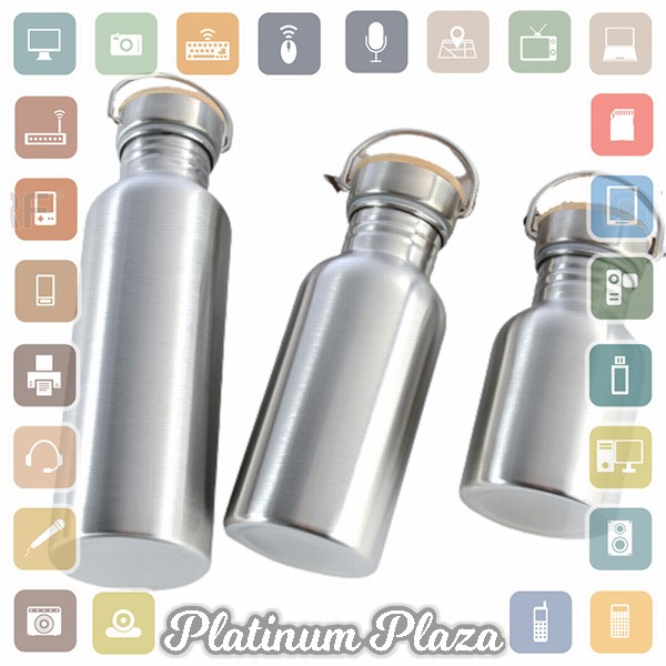 Mtuove Botol Minum Insulated Thermos Stainless Steel 500ml - YM006 - Silver`2HX3XG-