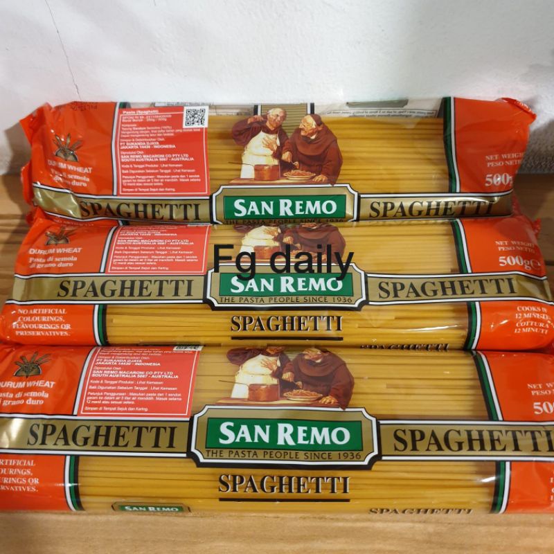 

Pasta spaghetti san remo / spagetti san remo impor