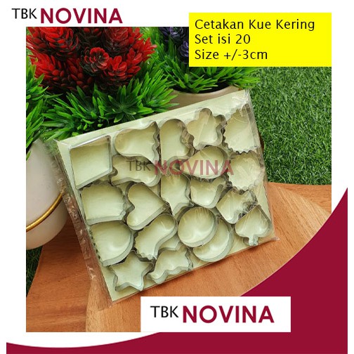 CETAKAN KUE KERING NUGGET SET 16 PCS / 20 PCS