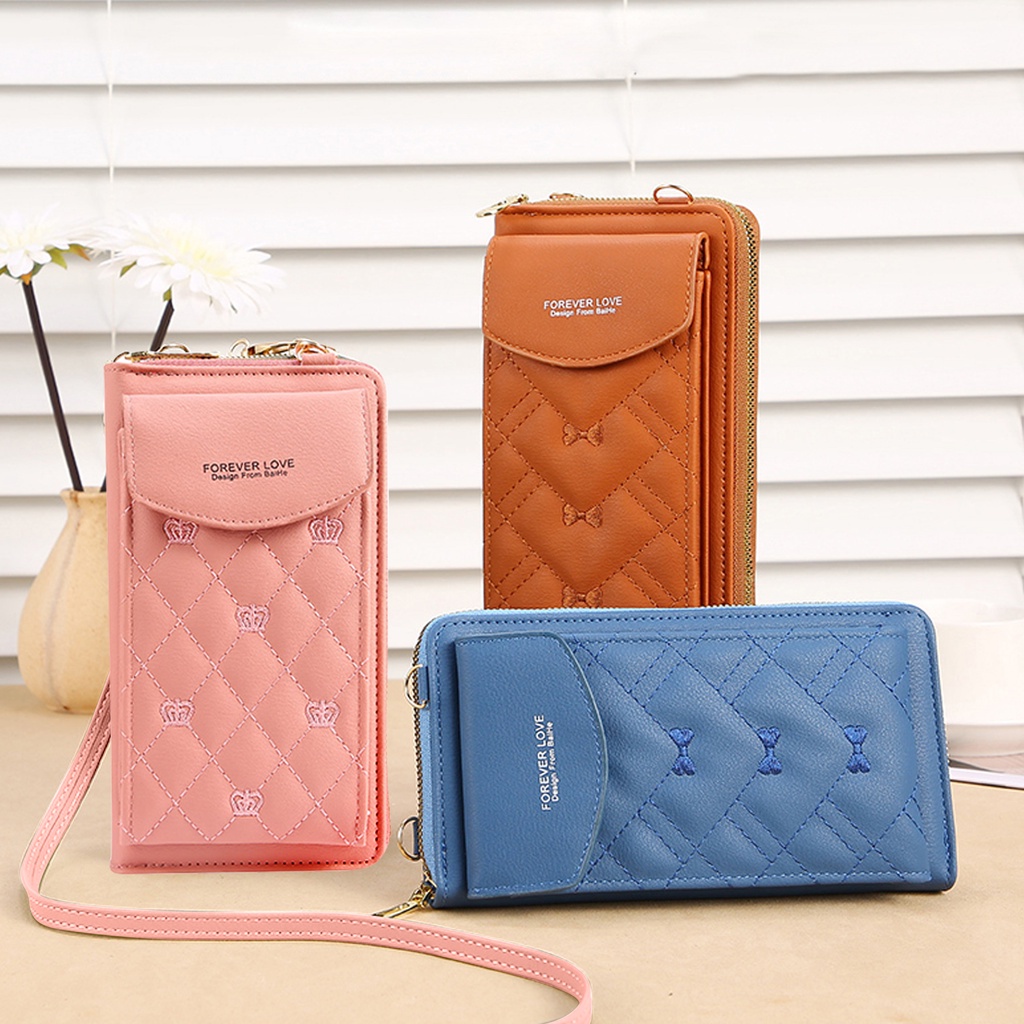 [LOKAL] DOMMO - D1516 POCKET CACA Dompet Pocket Tempat Hp Selempang Wanita