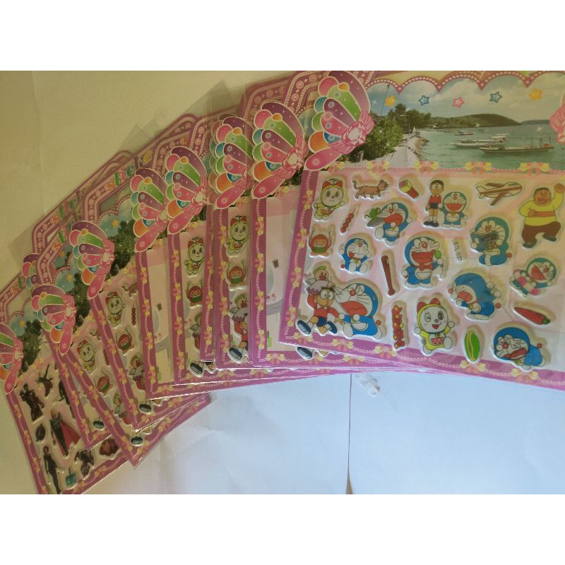 

20 pcs stiker anak karater ukuran jumbo/mainan anak