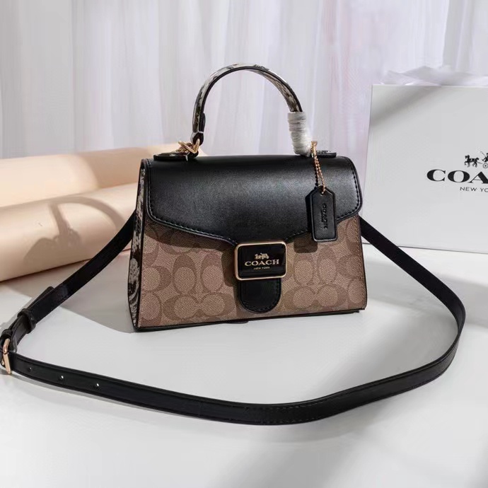 [Instant/Same Day]coach  1325  7226  Pepper Hourglass Bag Handbag Crossbody Bag Shoulder Bag   ycb