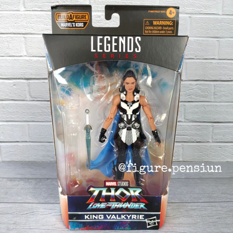 MARVEL LEGENDS SERIES KORG THOR LOVE AND THUNDER KING VALKYRIE ORIGINAL HASBRO ACTION FIGURE