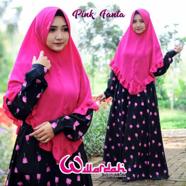 Gamis pink fanta