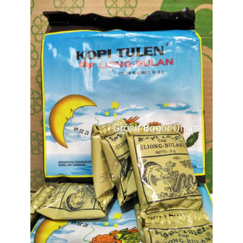 Kopi Liong Tanpa Gula / Liong Mini rencengan (10 sachet