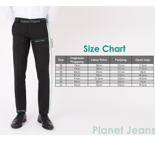  BIG Seller Celana  Kerja Bahan  kain  Slimfit Pria 