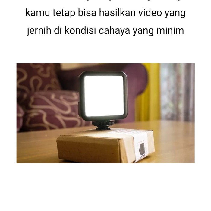 Lightning LED 49W kamera Hasil Vidio Di Jamin Bersih foto selfie bagus