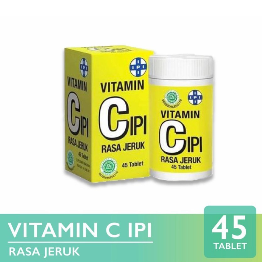 Vitamin C IPI Rasa Jeruk &amp; Vitamin B Complex isi 45 Tablet CIPI