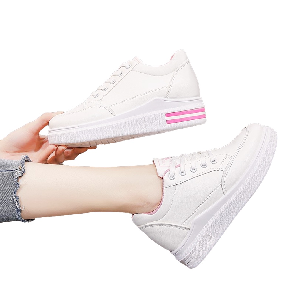 Sepatu Sneakers Wanita Sepatu Import Perempuan Fashion Korea Sepatu Modis Keren Warna Santai SP-055