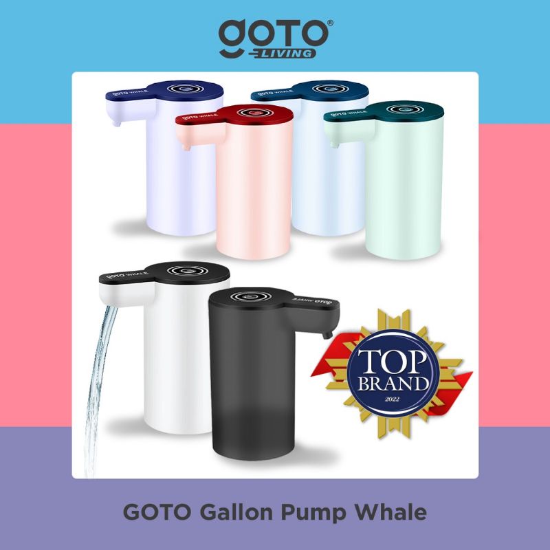 DSTORE Pompa Galon Elektrik GOTO WHALE / HYDRO PUMP Wireless Gallon Pump air minum drinking water