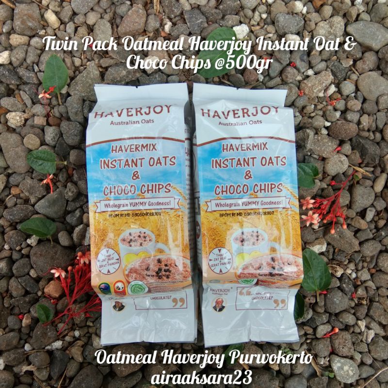 

Oatmeal Diet Haverjoy Instant Oat and Choco Chips @500gr Twin Pack Edition In Purwokerto
