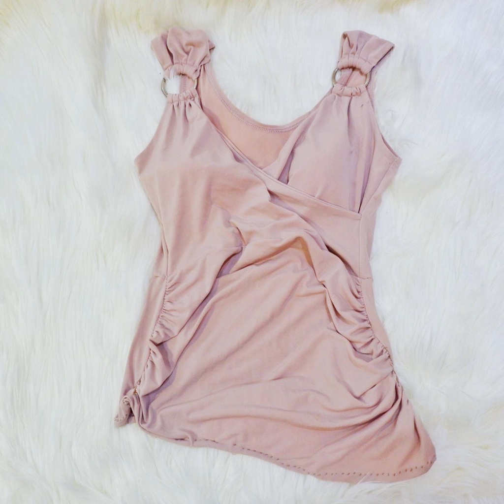 Tank Top Korean Style with Pads Bra