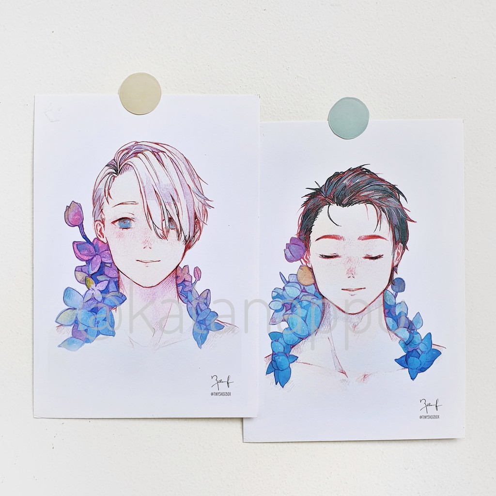 

Yuri on Ice Fanart A5 Poster (270gsm) - Yuri & Victor