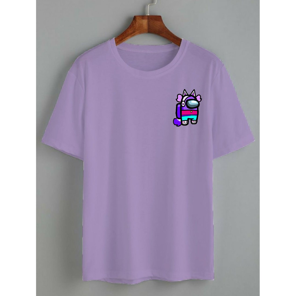 KAOS KARAKTER ANIME PURPLE / KAOS ANIME / COMBED PREMIUM