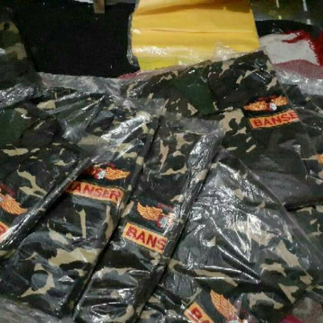 Jaket banser bolak balik doreng nasional
