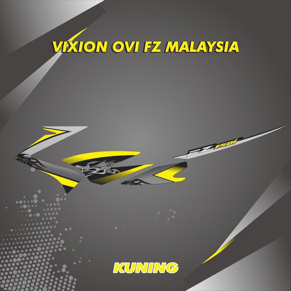 Sticker Striping Variasi Thailand Thailook Vixion Old / Vixion Lama 2007-2012 (FZ 150 i) Malaysia