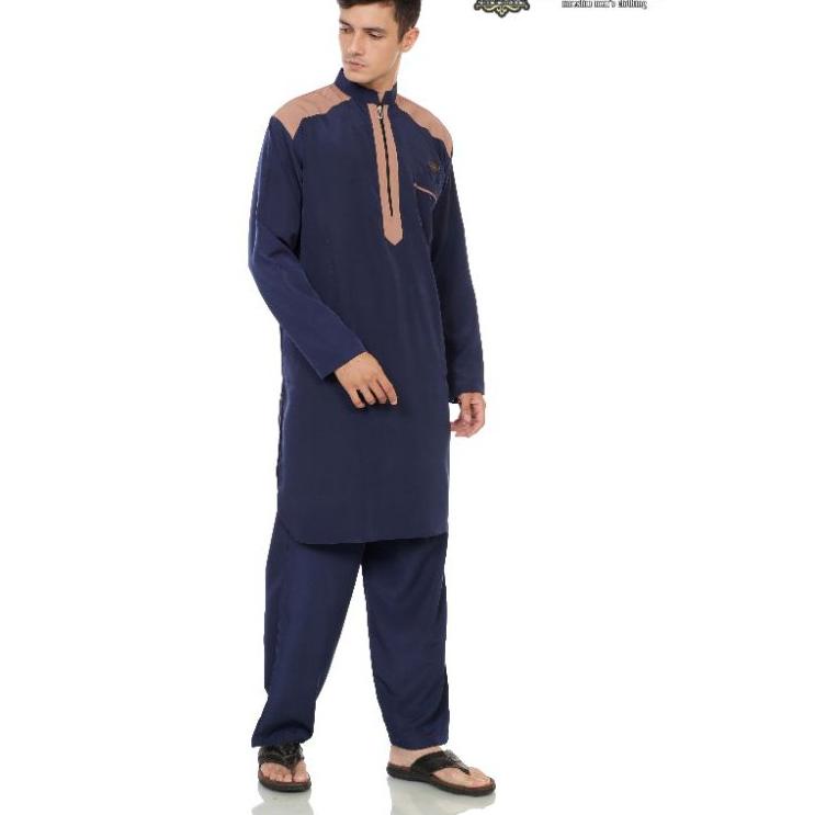 ☈ Baju Muslim Pria - Setelan Pakistan Rafvero - Baju muslim koko Rafvero - Pakistan Rafvero Original
