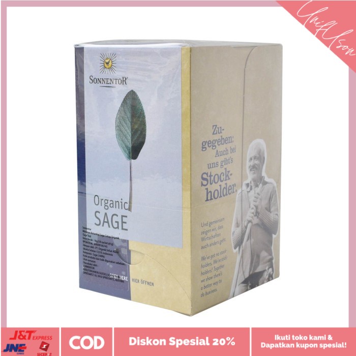 

⭐COD⭐ Sonnentor - Organic Sage tea 18 Gr