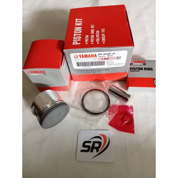 PISTON KIT RING SEHER  kode (5MX) Yamaha original Mio  sporty  Nouvo z  lele Mio soul karbu old