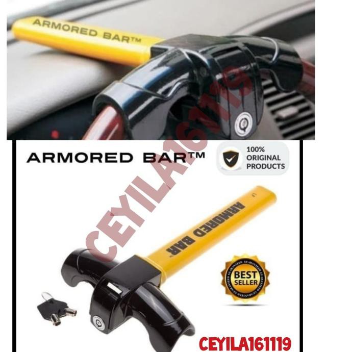 Kunci Setir Armored Kunci Ganda Mobil Calya/Sigra