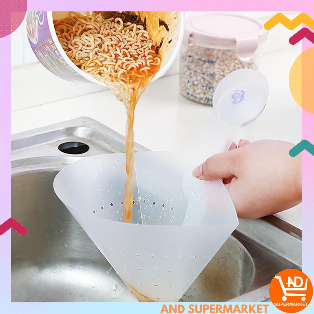 Saringan Sampah lipat Wastafel Dapur Penyaring Kitchen Sink Drain Filter RT-151-PSW