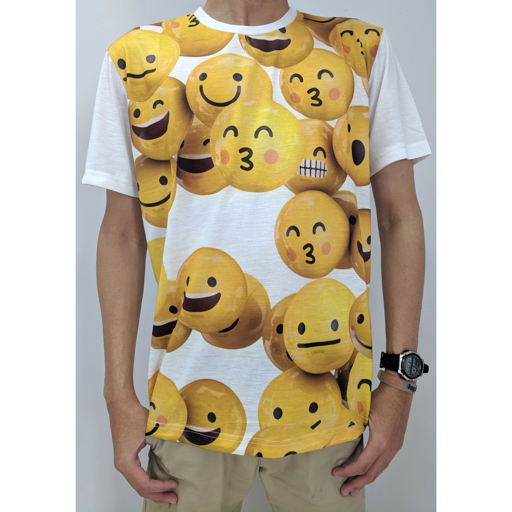 Kaos Pria  / T-Shirt - Baju Kaos Printing 3D A42 Import Bangkok SPOON
