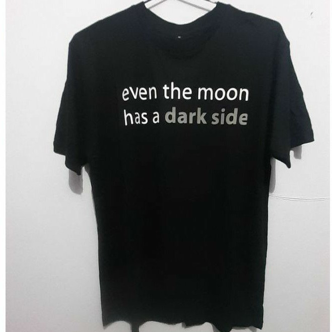 Kaos Dark Side Of The Moon Quotes Shopee Indonesia