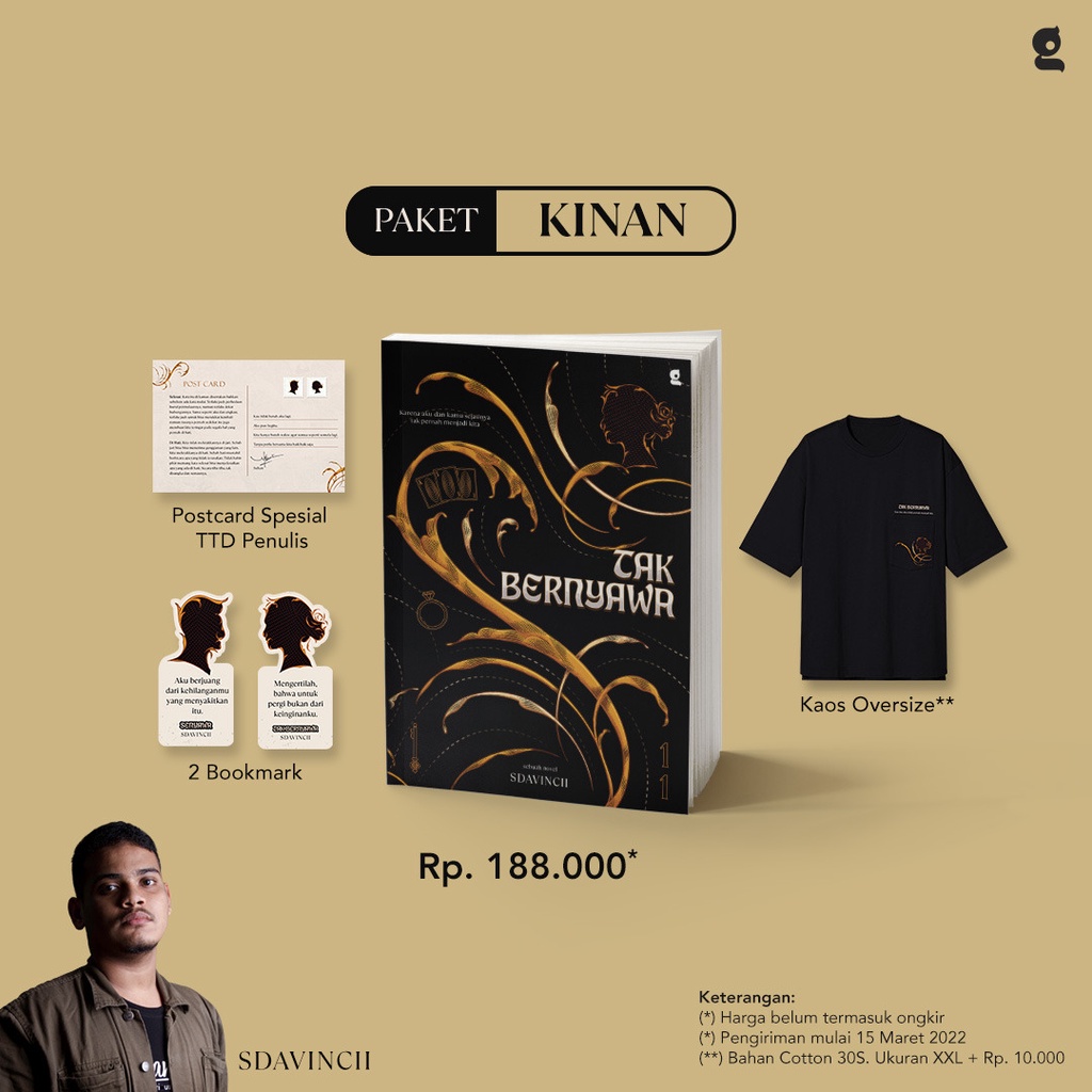 Ready Novel Tak Bernyawa Penulis: Sdavincii-PAKET KINAN